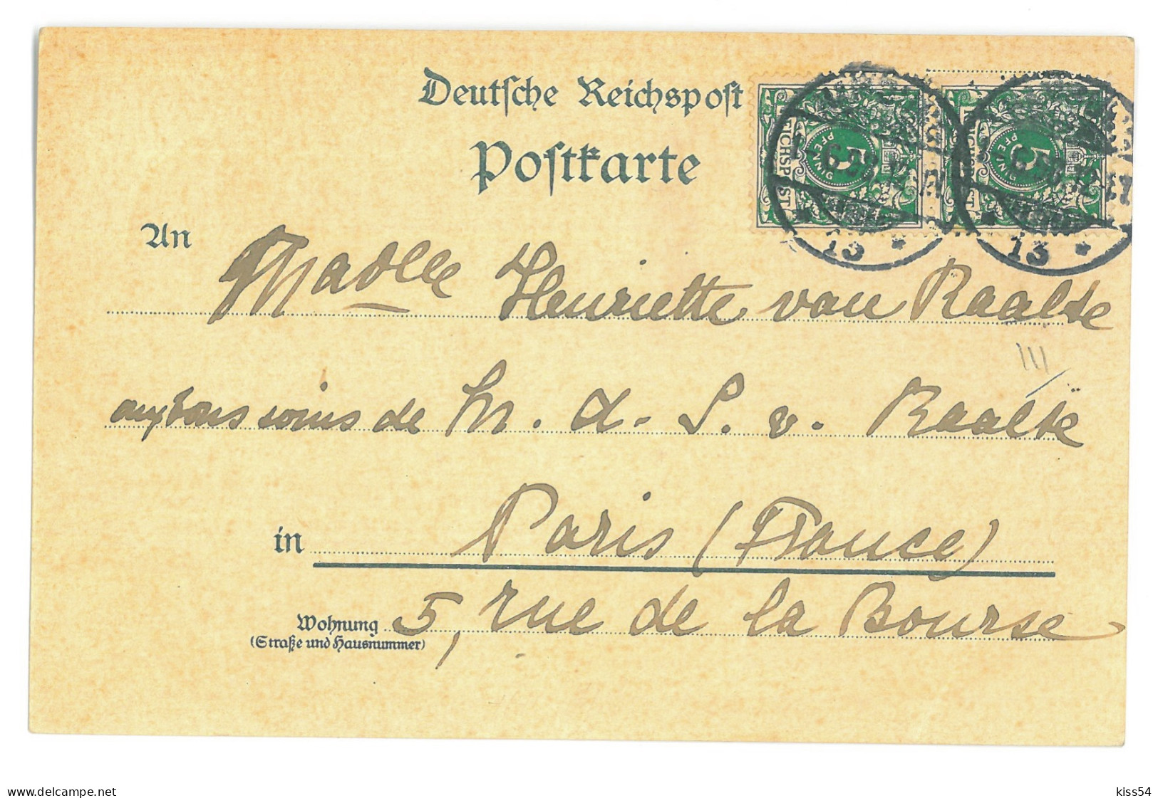 GER 32 - 16929 HAMBURG, Litho, Germany - Old Postcard - Used - 1898 - Harburg