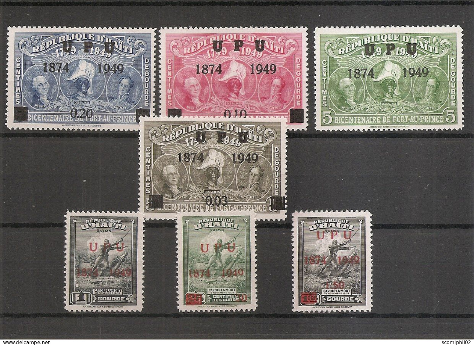 Haiti - UPU  ( Lot De 7 Timbres Différents XXX -MNH ) - Haiti