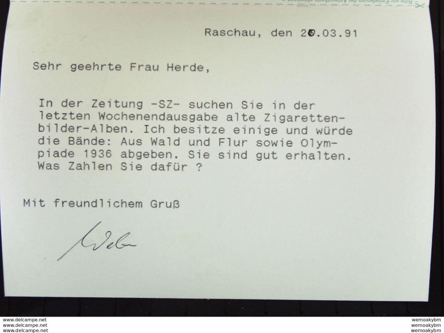 BRD-VGO: Gs-Karte Mit 30 Pf Celle Kompl. Gest. Raschau 20.3.91 U. Dresden 26.3.91-diese Gs Gab Es Nur Im VGO! Knr: P148 - Cartoline - Usati