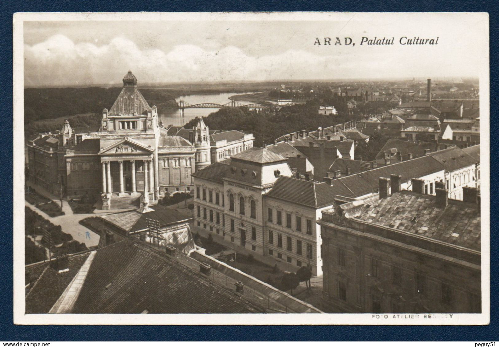 Roumanie. Arad. Près Des Frontières Hongroise Et Serbe. Palais De La Culture (1913) Au Bord De La Mures. 1928 - Romania