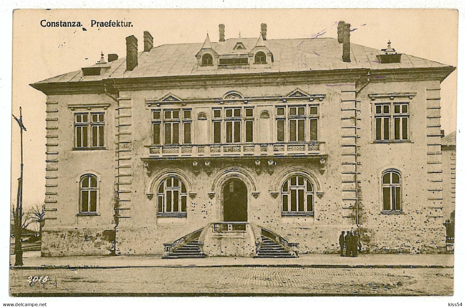 RO 43 - 2539 CONSTANTA, Prefecture Riddled With Bullets, Romania - Old Postcard, CENSOR - Used - 1917 - Rumänien