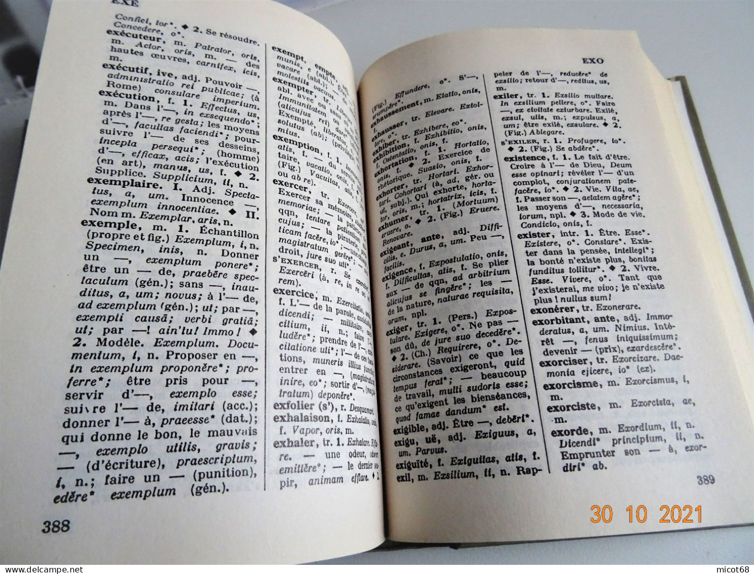 Dictionnaire Français  Latin Hatier - Dictionnaires
