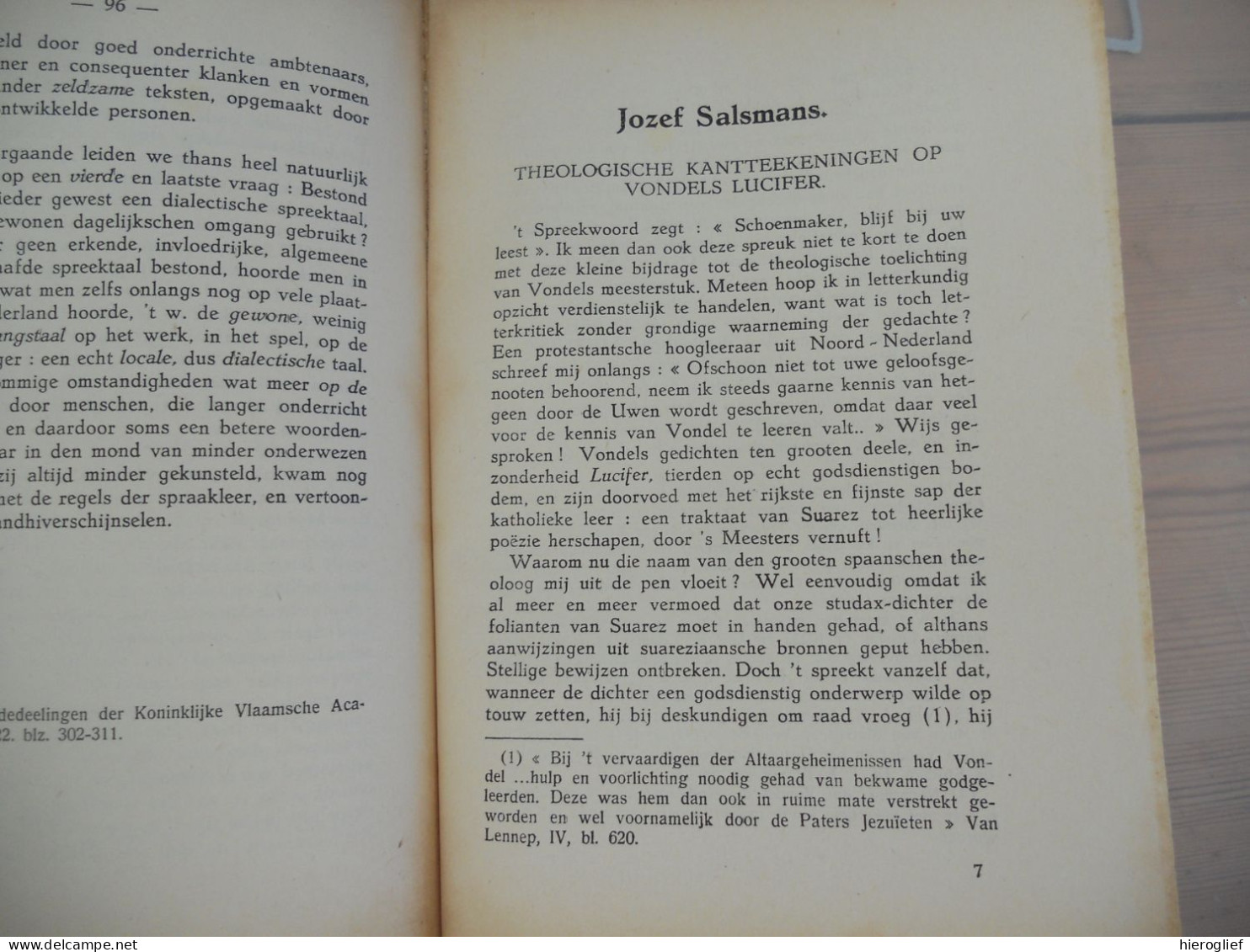 PROZA van VLAAMSCHE PRIESTERS II schouwend proza door Joris Eeckhout 1926 vlaamse vlaanderen Verschaeve