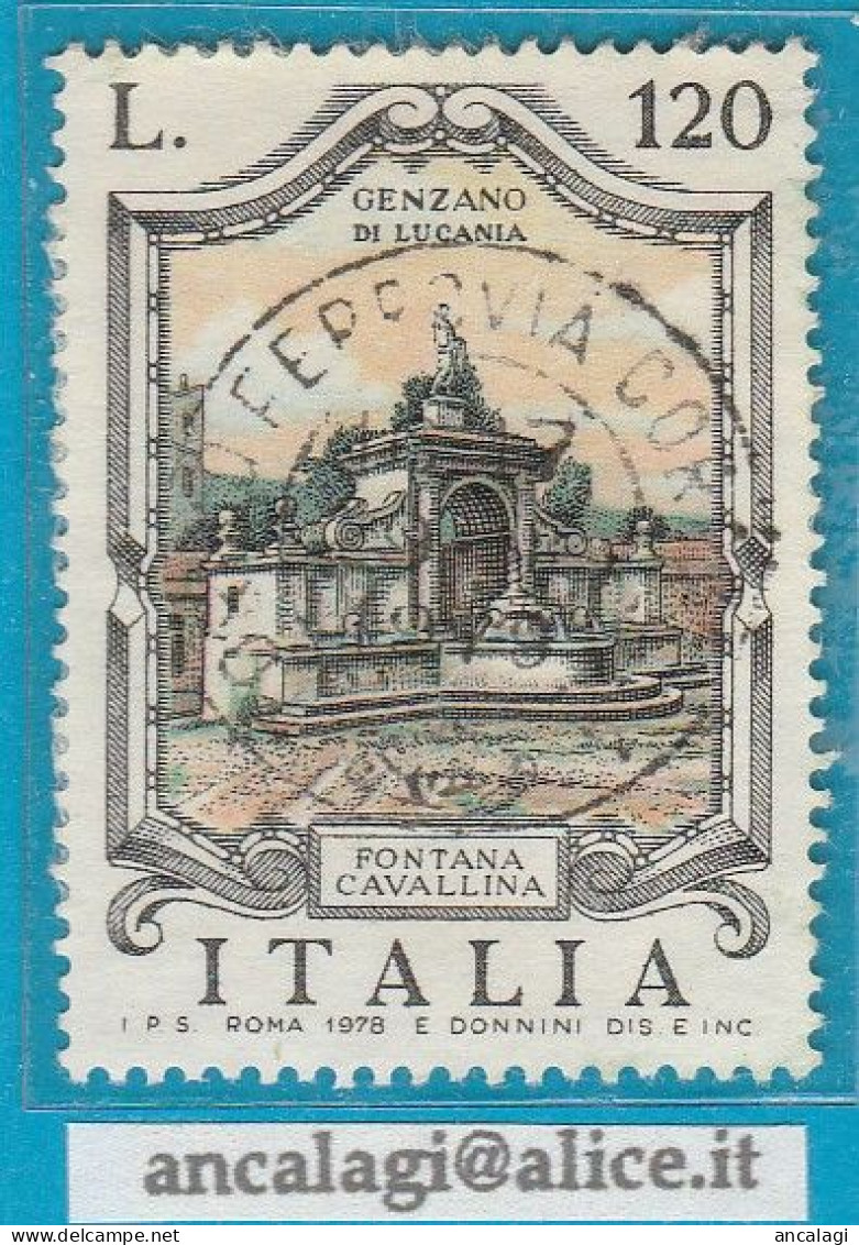 USATI ITALIA 1978 - Ref.0399A "FONTANE D'ITALIA" 1 Val. - - 1971-80: Used