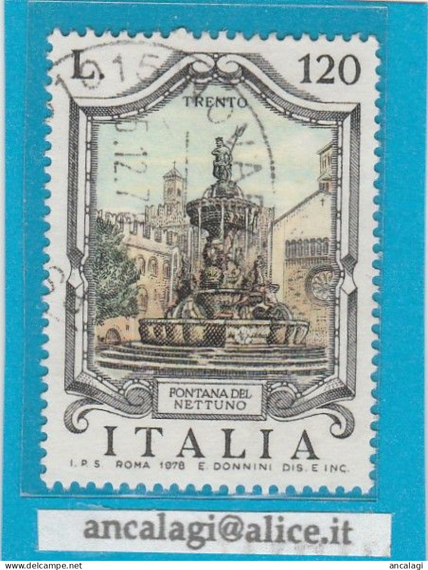 USATI ITALIA 1978 - Ref.0399B "FONTANE D'ITALIA" 1 Val. - - 1971-80: Oblitérés