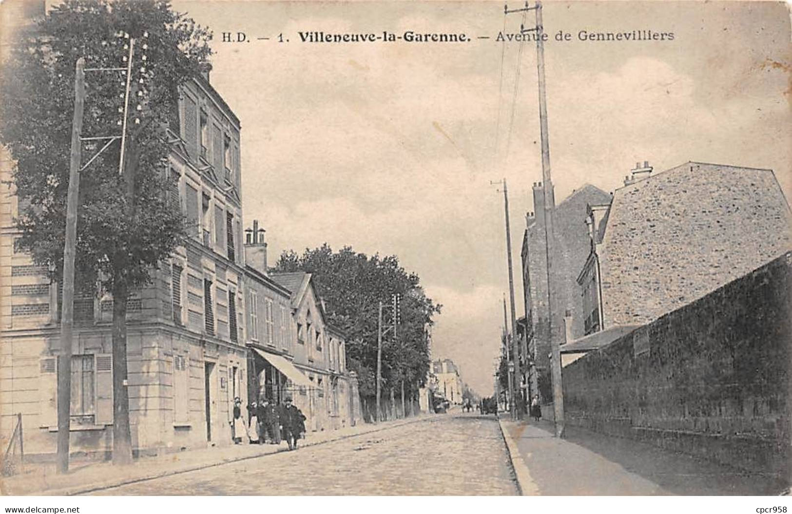 92.AM17750.Villeneuve La Garenne.N°1.Avenue De Gennevilliers - Villeneuve La Garenne