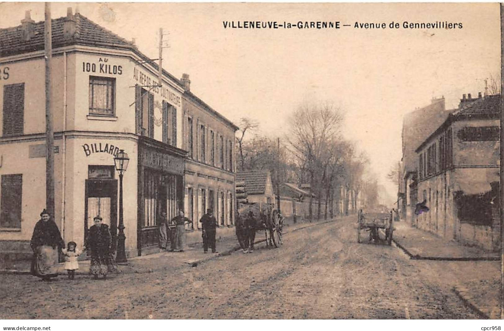 92.AM17751.Villeneuve La Garenne.Avenue De Gennevilliers.Au 100 Kilos - Villeneuve La Garenne