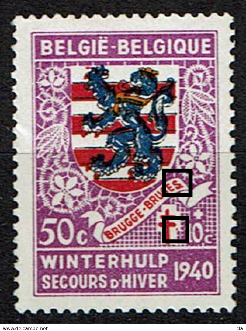 541 **  L CV 1  Point Bruges Et Sur Croix Rouge - 1931-1960