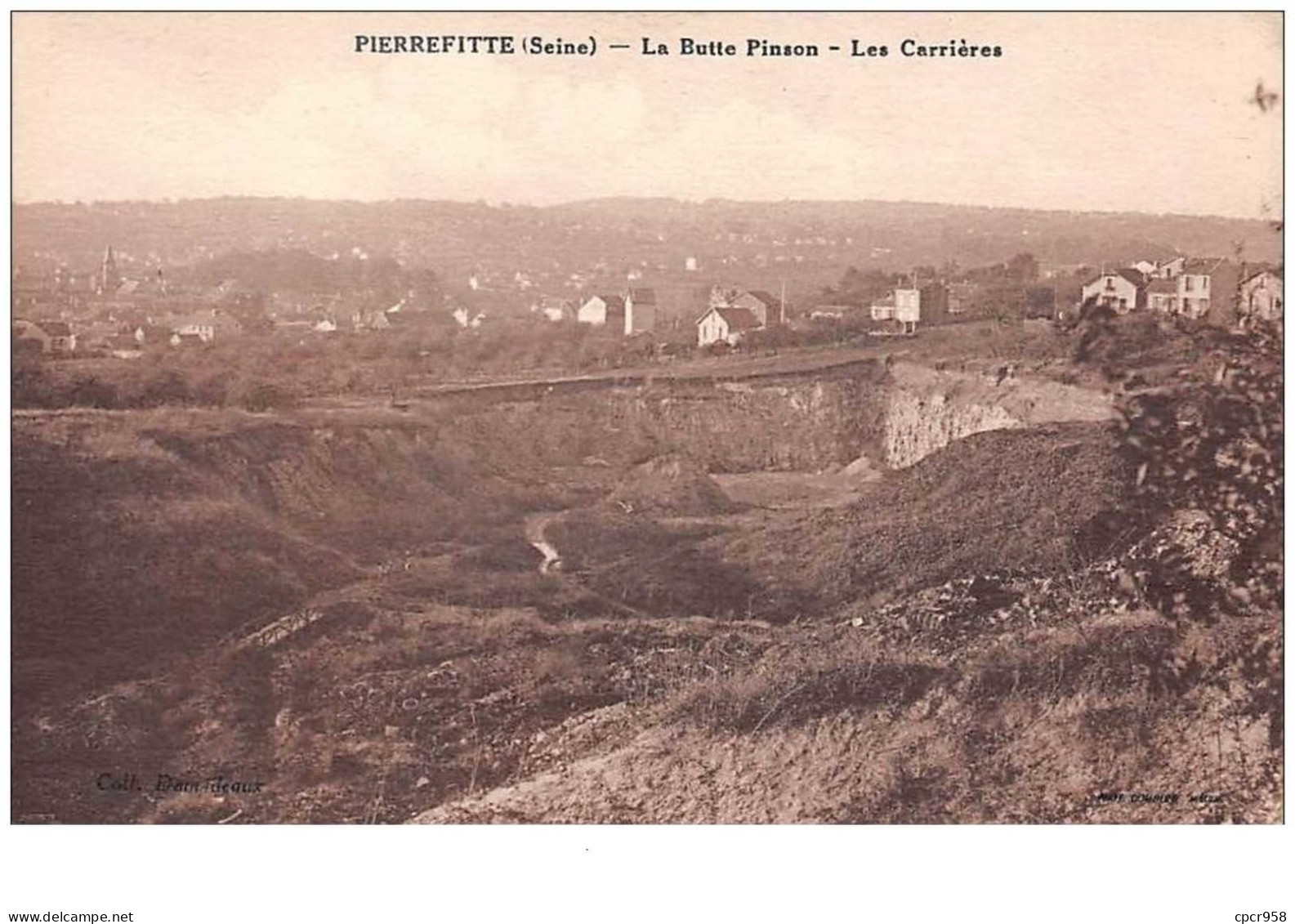 93 . N°49235 . Pierrefitte . La Butte Pinson.les Carriere . Mine - Pierrefitte Sur Seine