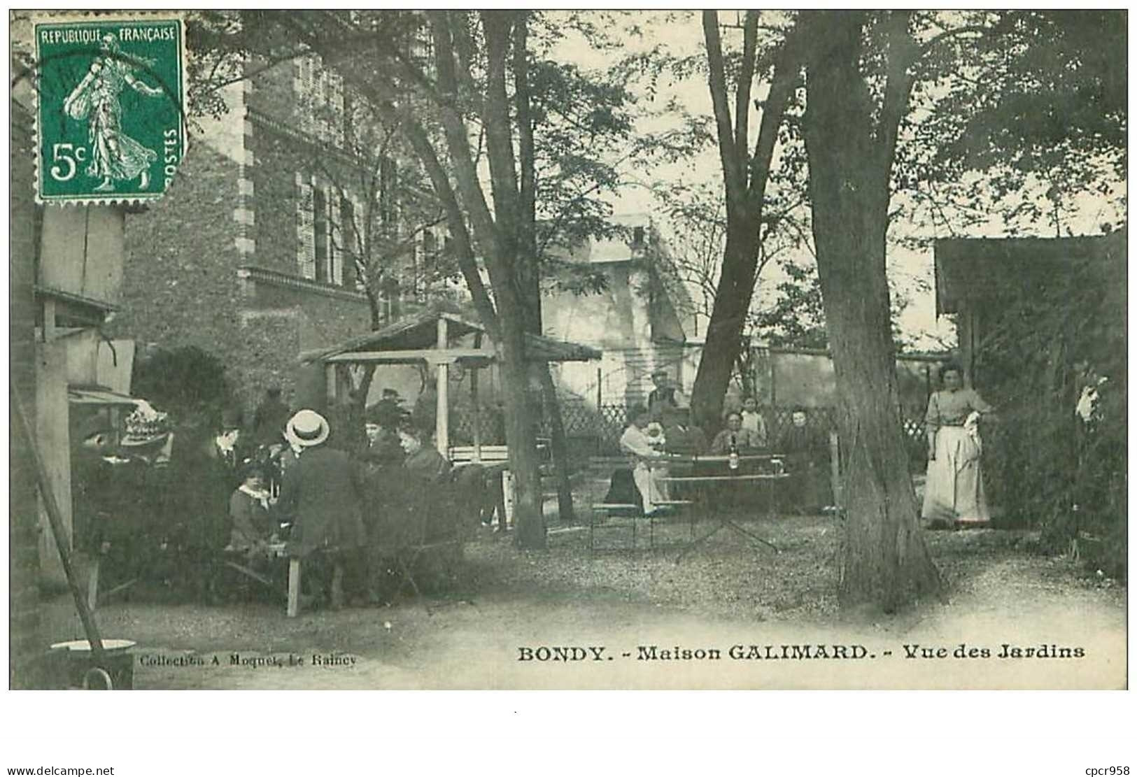 93 . N°41183 . Bondy.maison Galimard.pas Courante - Bondy