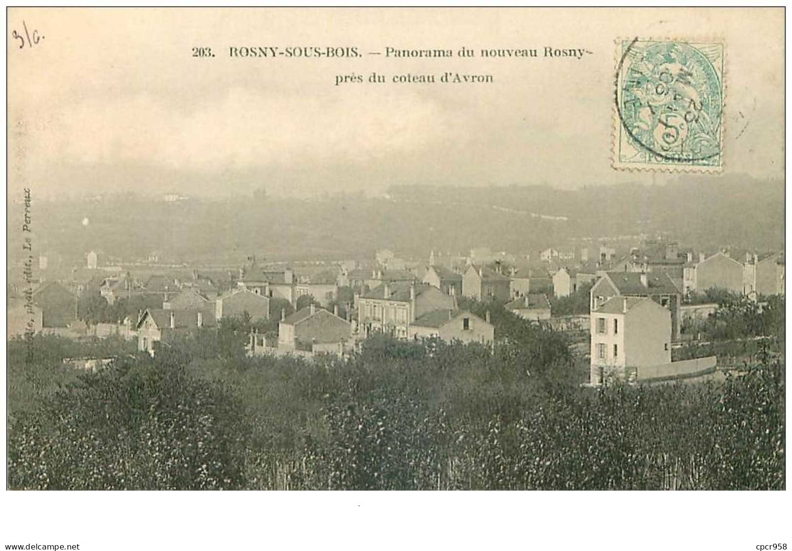 93 . N°41539 . Rosny Sous Bois.vue  D Ensemble Pres Du Coteau D Avron - Rosny Sous Bois