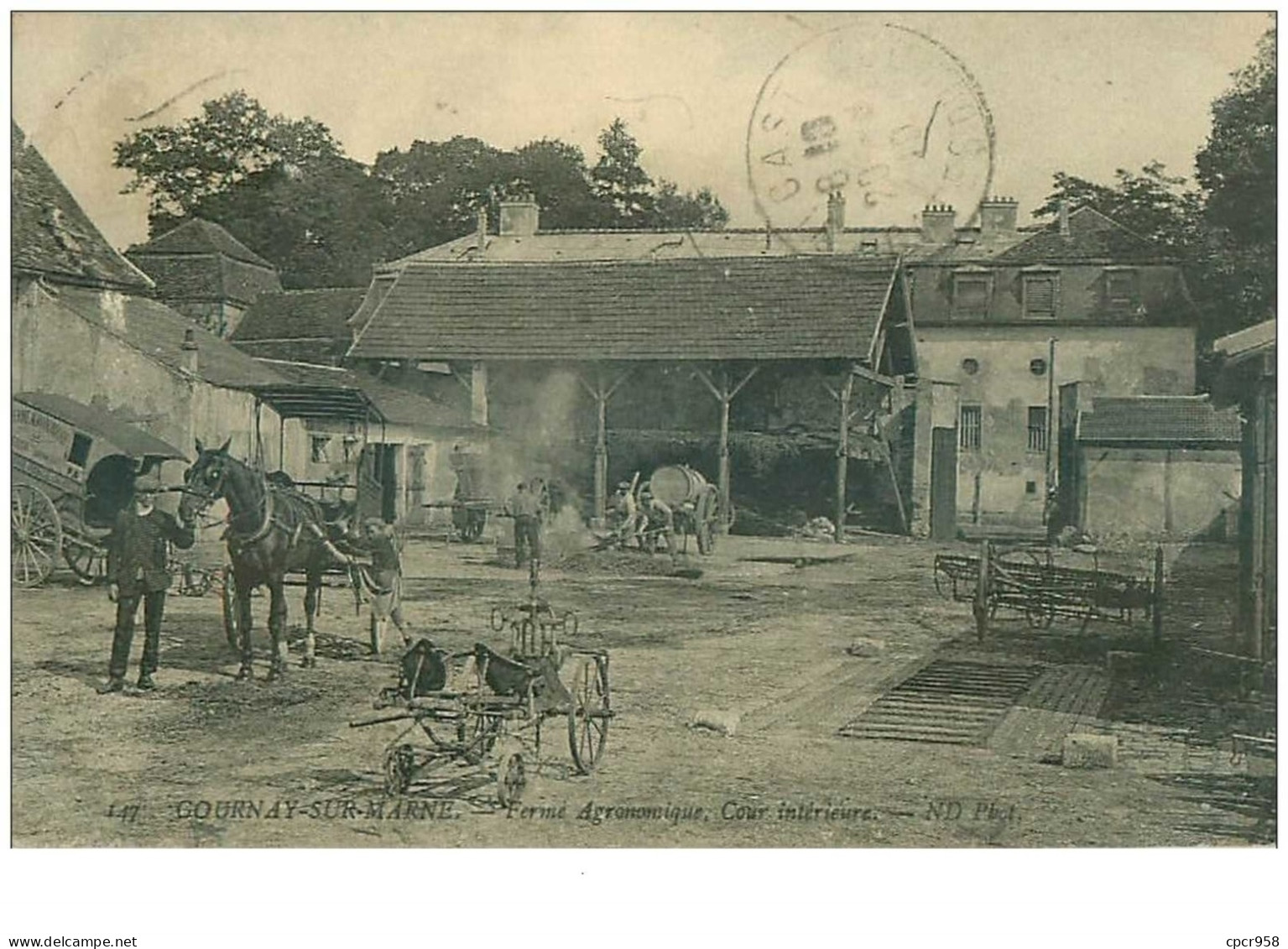 93 . N°41537 . Gournay Sur Marne.ferme Agronomique - Gournay Sur Marne