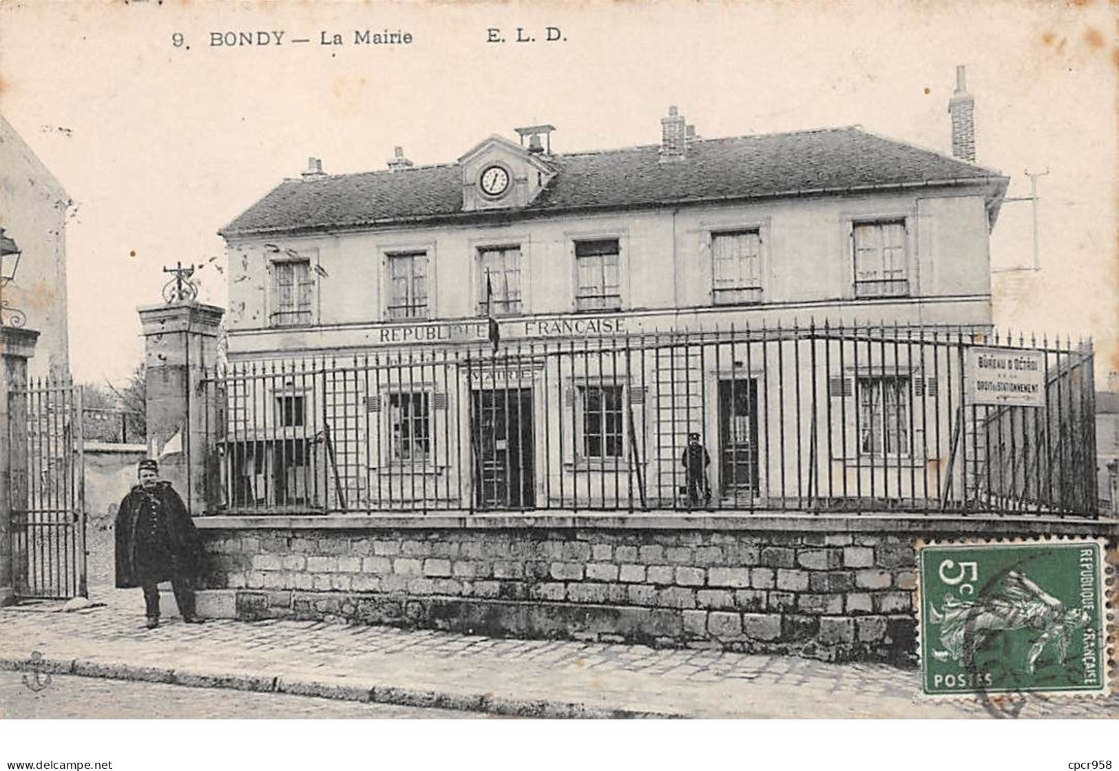 93 - N°111741 - Bondy - La Mairie - Bondy