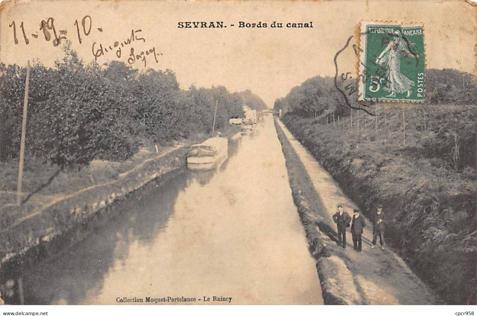 93 - SEVRAN - SAN25057 - Bords Du Canal - Péniche - Sevran