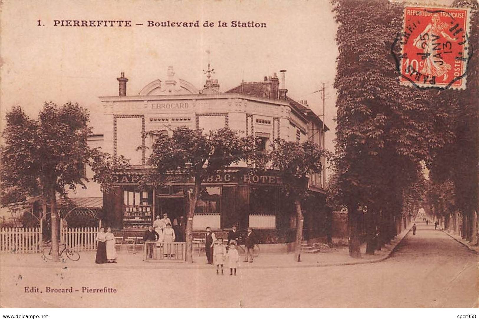 93 - PIERREFITE - SAN35325 - Boulevard De La Station - En L'état - Pierrefitte Sur Seine