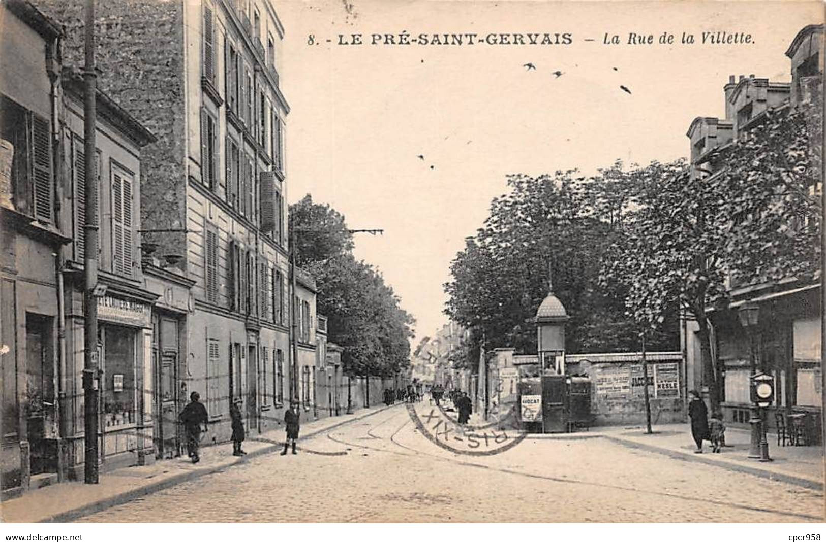 93 - LE PRE SAINT GERVAIS - SAN32763 - La Rue De La Villette - Le Pre Saint Gervais