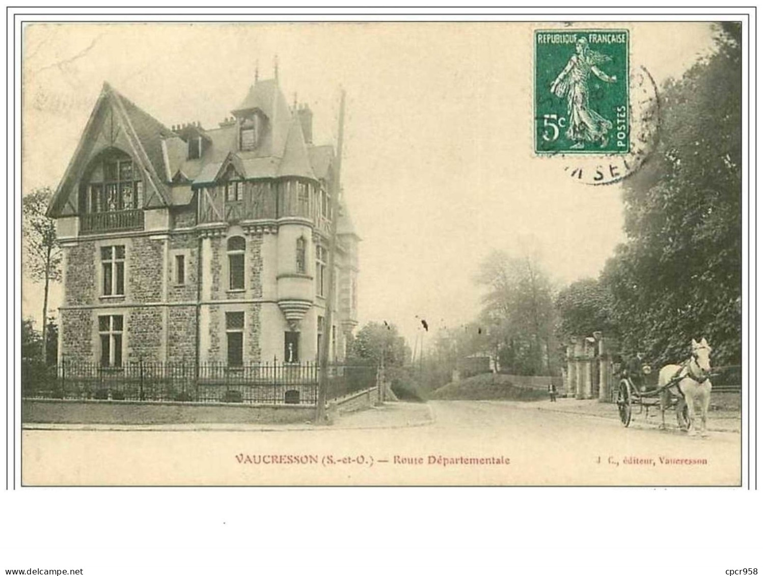 92.VAUCRESSON.ROUTE DEPARTEMENTALE.PLIE - Vaucresson