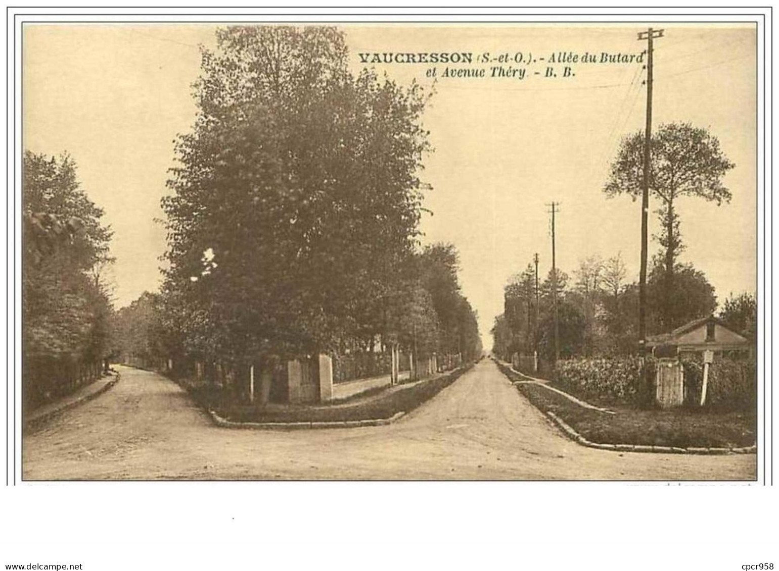 92.VAUCRESSON.ALLEE DU BUTARD ET AVENUE THERY - Vaucresson