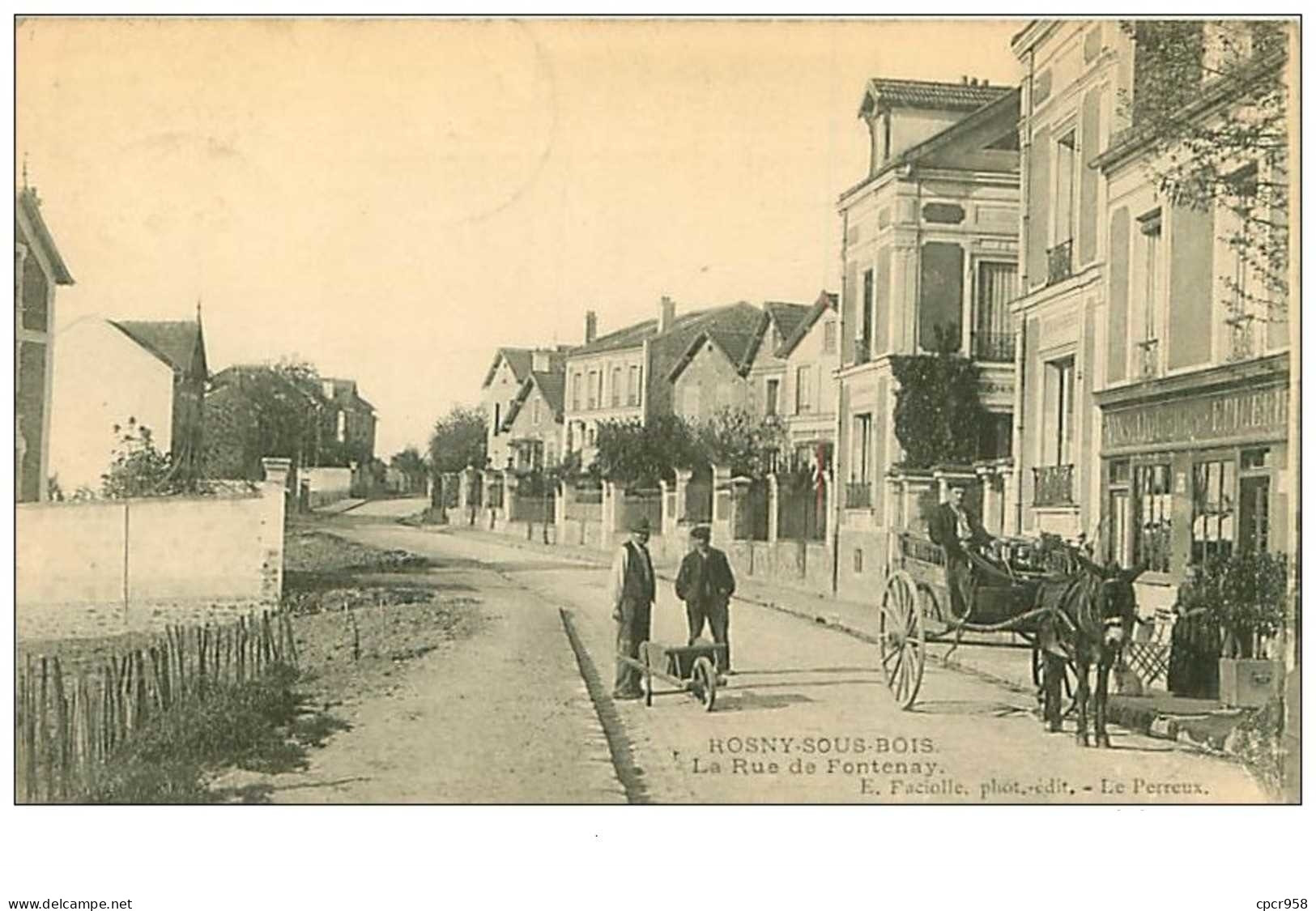 93.ROSNY SOUS BOIS.n°23.LA RUE DE FONTENAY.EPICERIE - Rosny Sous Bois