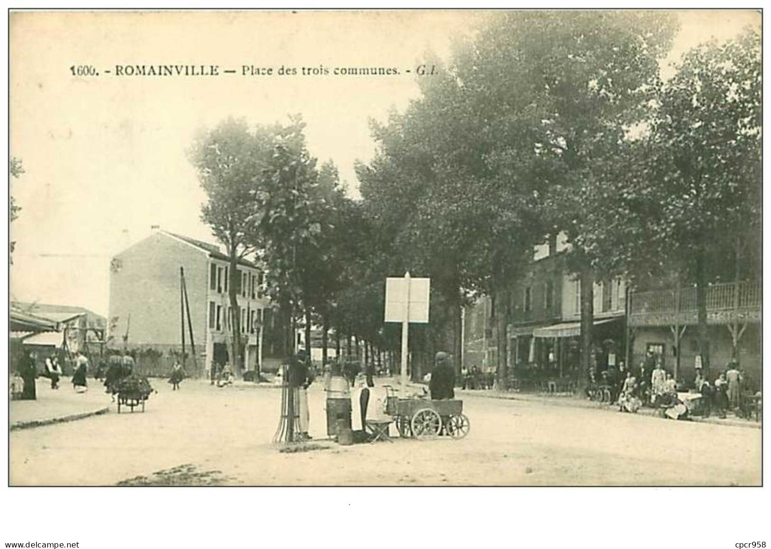 93.ROMAINVILLE.n°31.PLACE DES TROIS COMMUNES - Romainville
