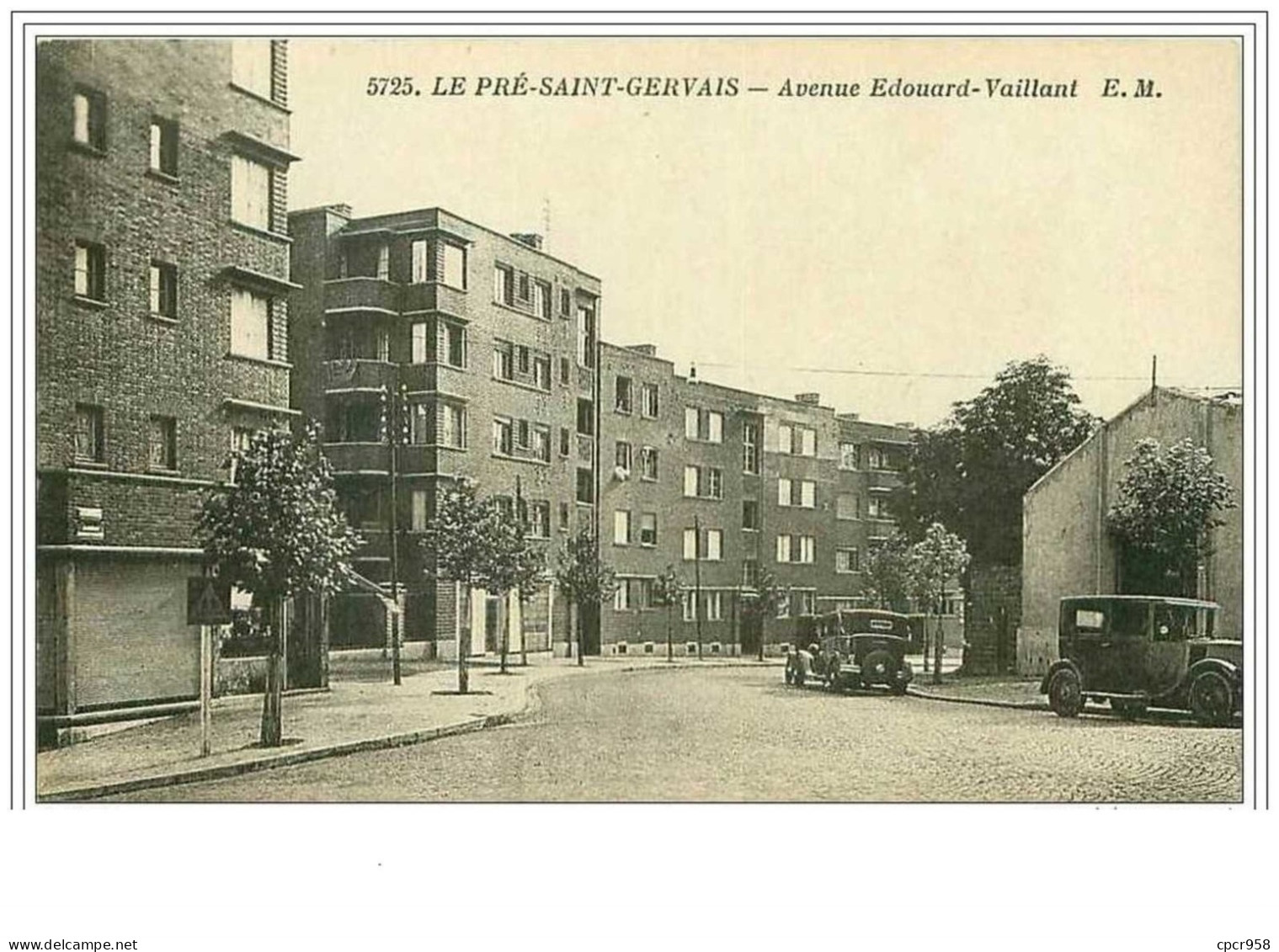 93.LE PRE SAINT GERVAIS.AVENUE EDOUARD VAILLANT - Le Pre Saint Gervais