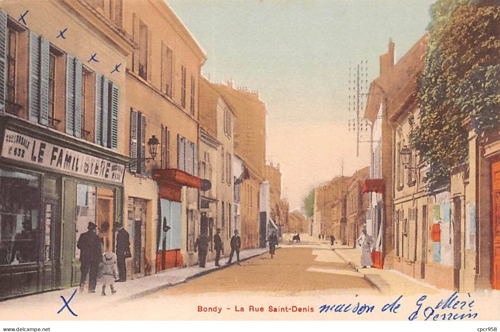 93.AM19230.Bondy.La Rue Saint Denis - Bondy