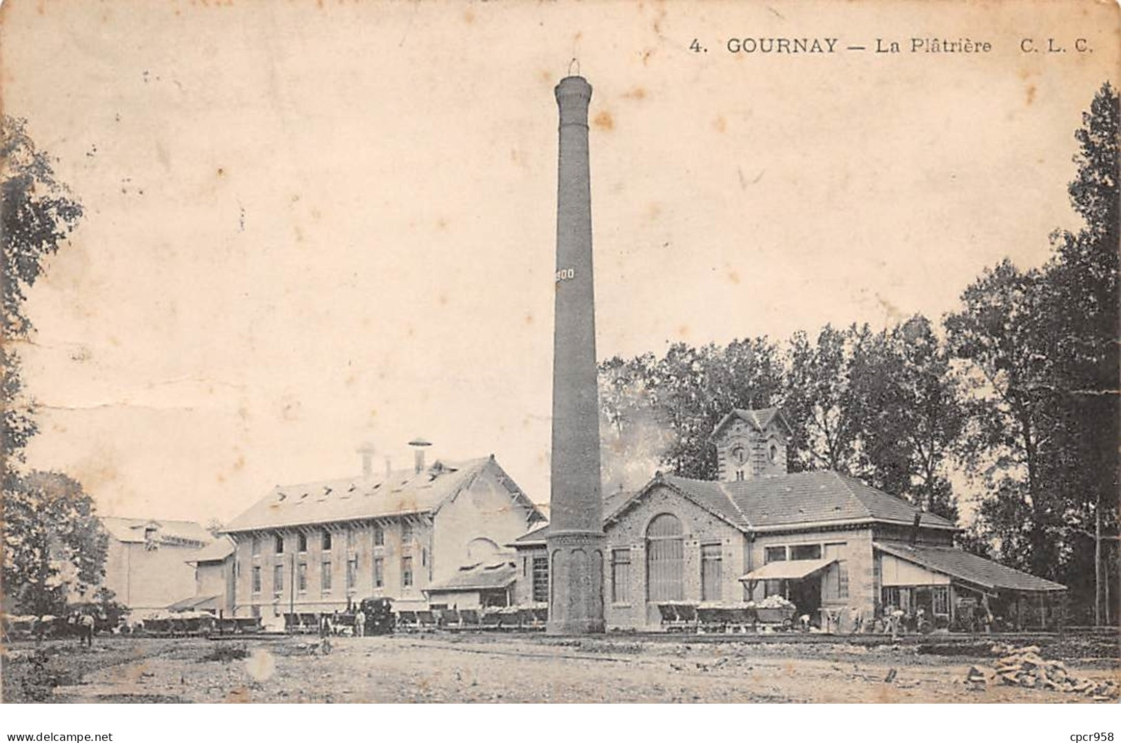 93 .n°106755 . Gournay .la Platriere .usine .vue D Ensemble . - Gournay Sur Marne