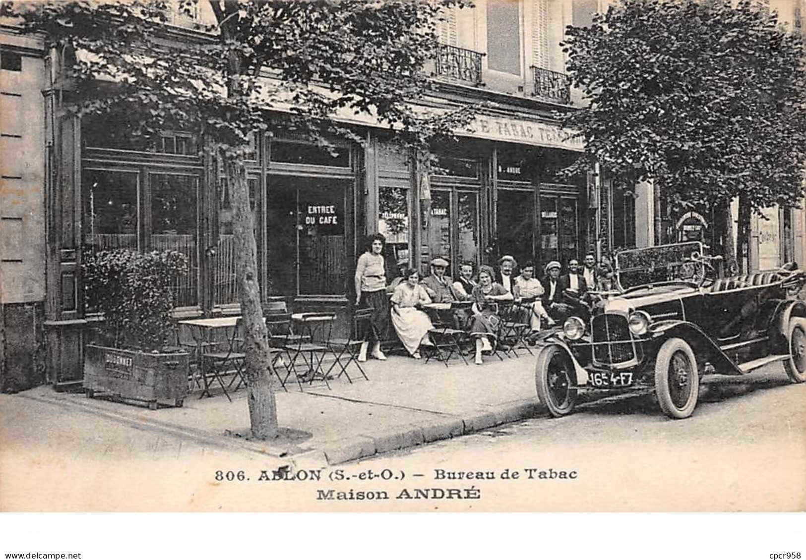 94. N°54285.ABLON.bureau De Tabac. Maison André - Ablon Sur Seine