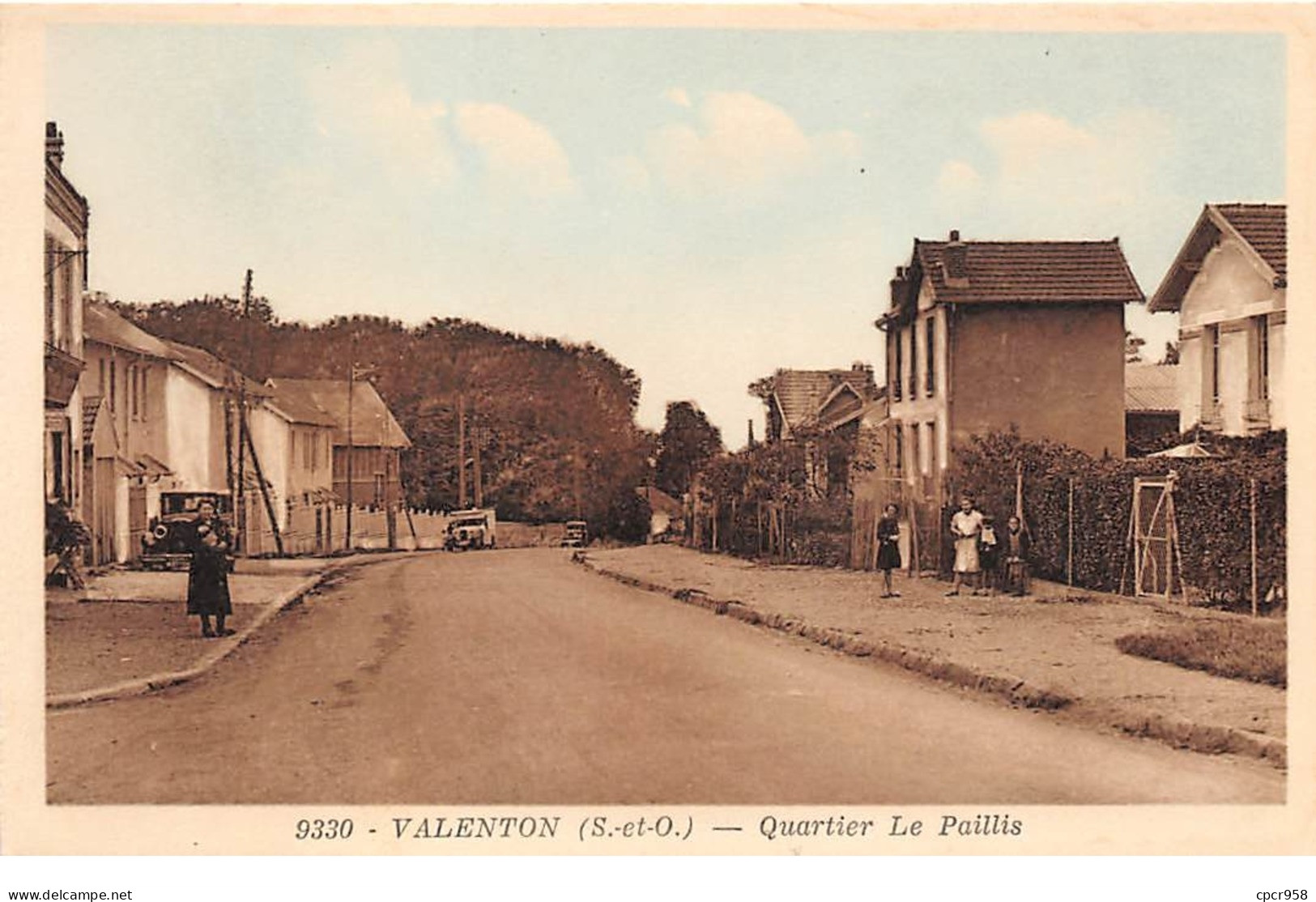 94 .n°109289.  Valenton . Voiture .quartier Le Paillis . - Valenton