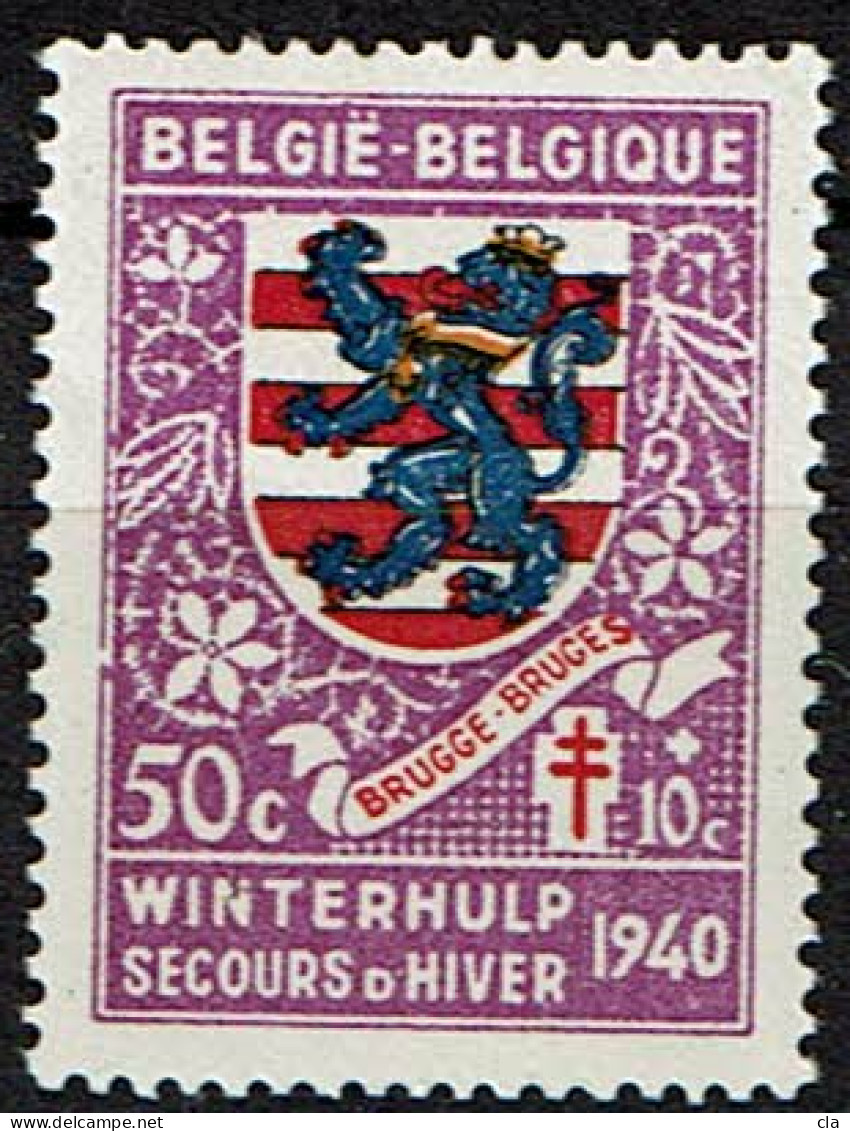 541 **  L CV 2  Dentelkles Partielles - 1931-1960