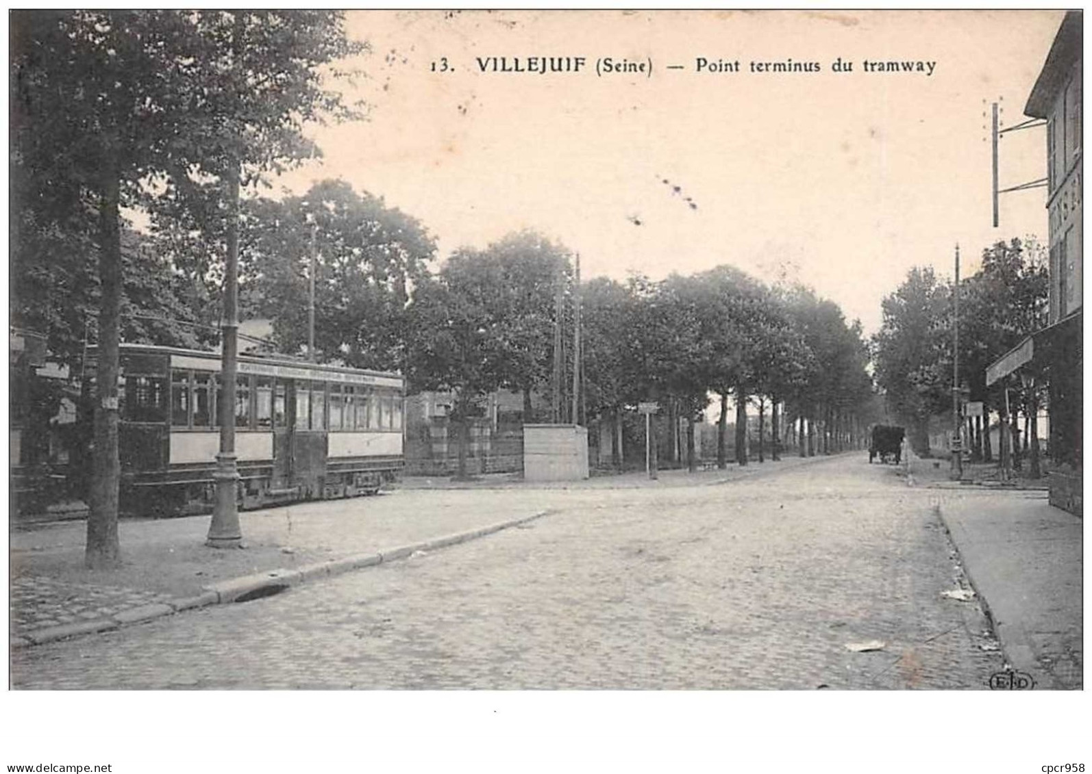 94 . N°49994 . Villejuif . Point Treminus Du Tramway - Villejuif