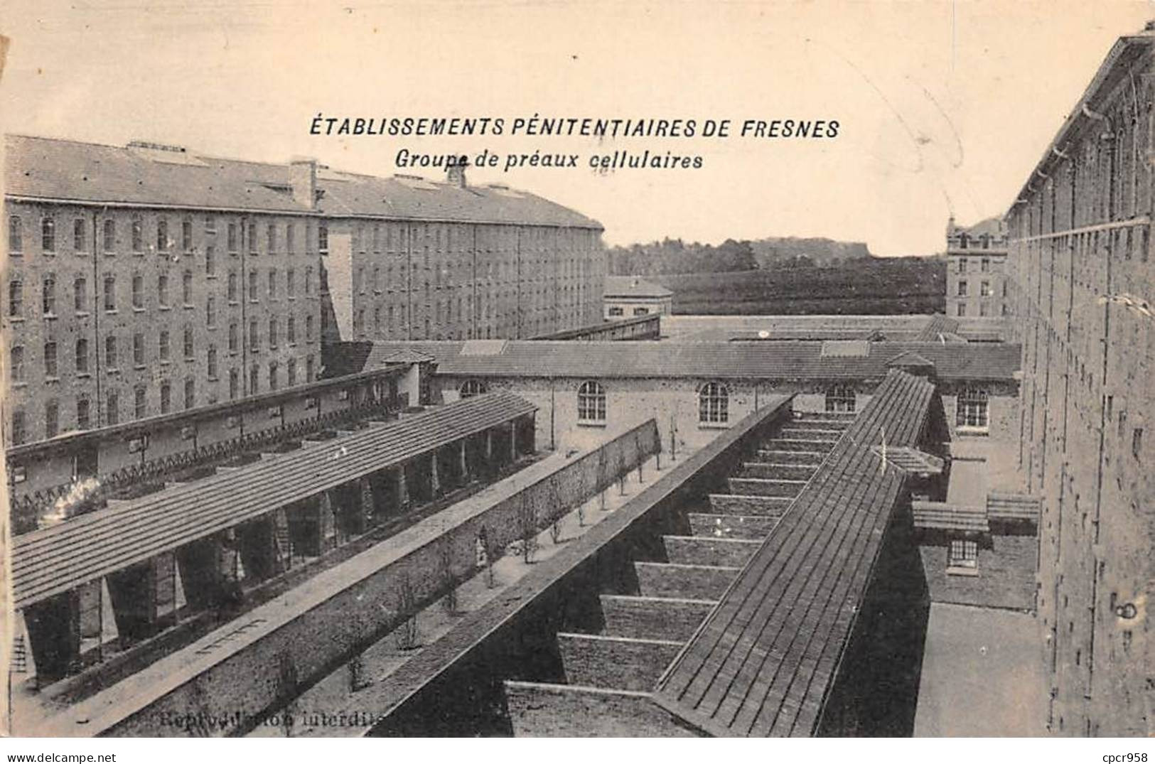 94 - FRESNES - SAN31297 - Etablissements Pénitentiaires - Groupe De Préaux Cellulaires - Fresnes