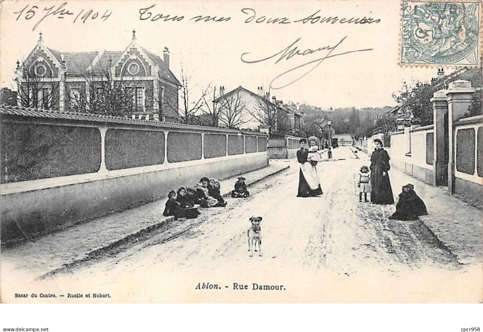 94    .    N°202981   .     ABLON    .RUE DAMOUR - Ablon Sur Seine