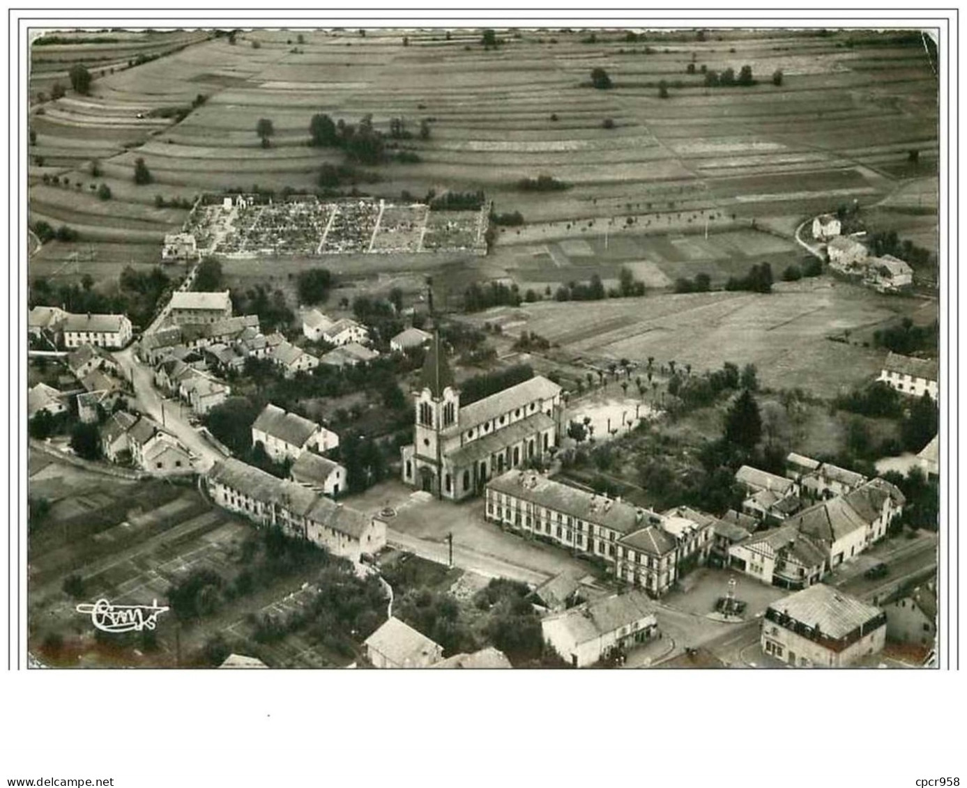 88.PLAIFAING.VUE PANORAMIQUE AERIENNE.CPSM - Plainfaing