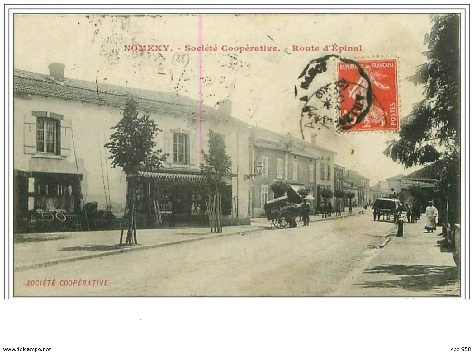 88.NOMEXY.SOCIETE COOPERATIVE.ROUTE D'EPINAL - Nomexy