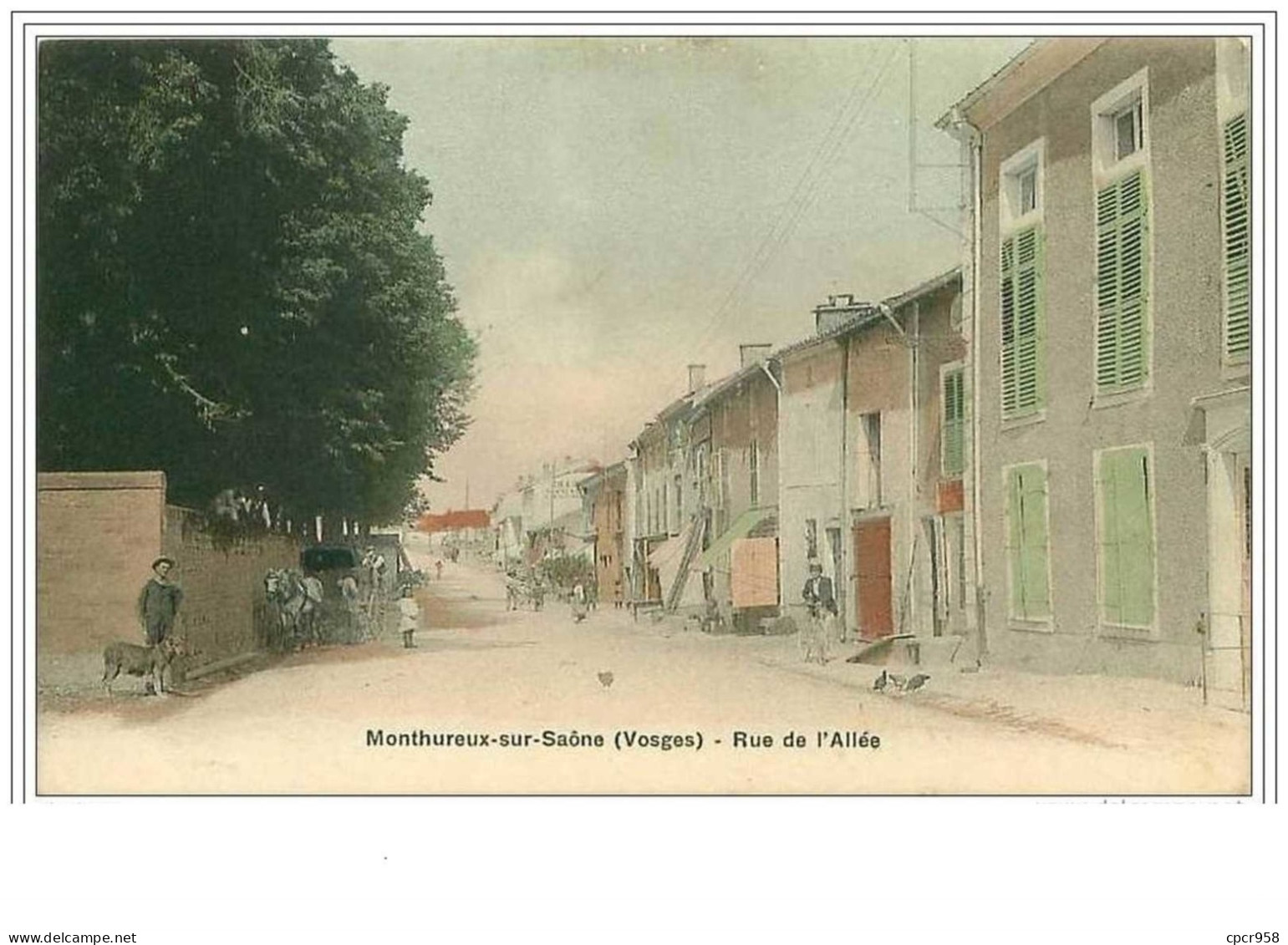 88.MONTHUREUX-SUR-SAONE.R UE  DE L'ALLEE (n°1) - Monthureux Sur Saone