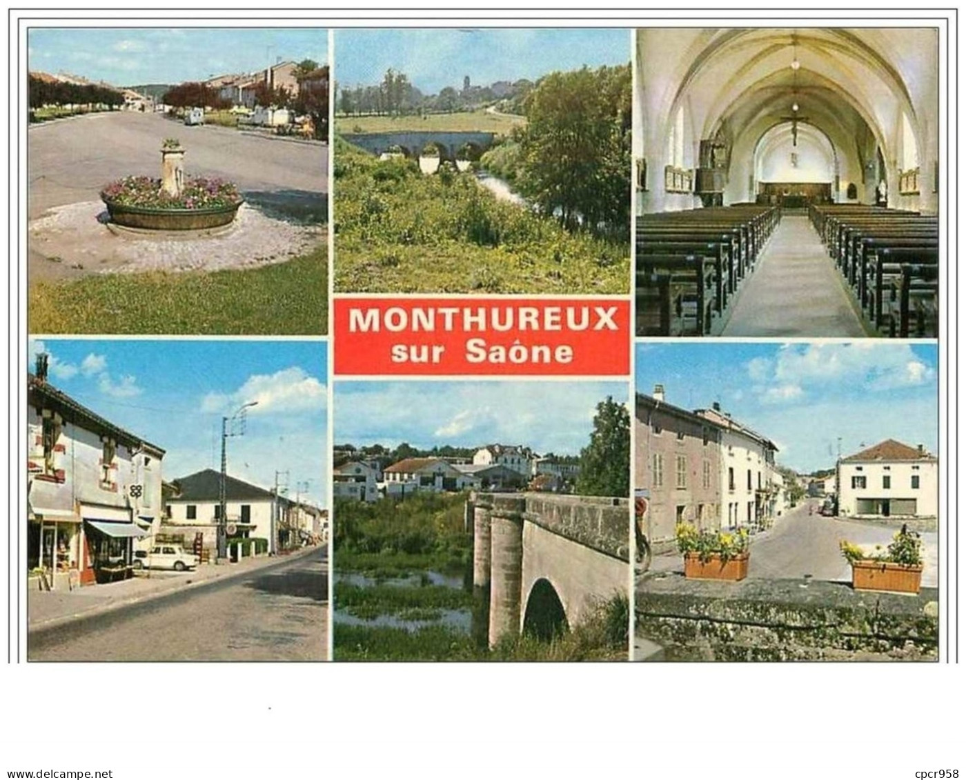 88.MONTHUREUX SUR SAONE.MULTI VUES.CPSM - Monthureux Sur Saone