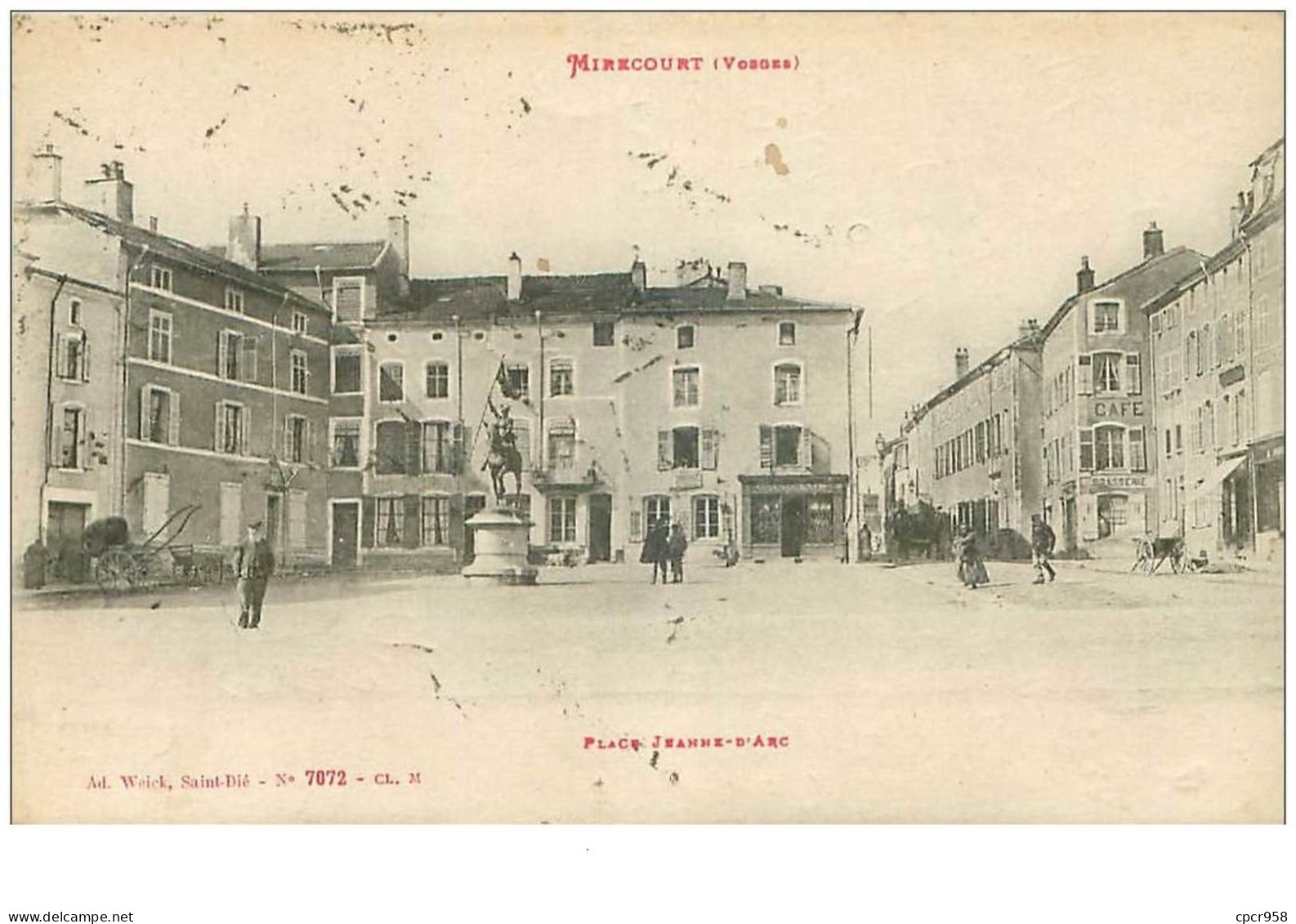 88.MIRECOURT.n°24100.PLACE JEANNE D'ARC - Mirecourt