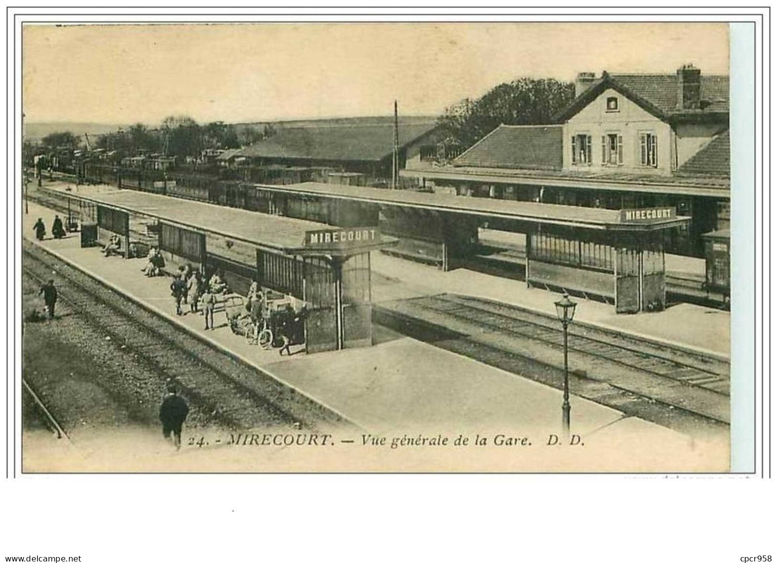 88.MIRECOURT.VUE GENERALE DE LA GARE - Mirecourt