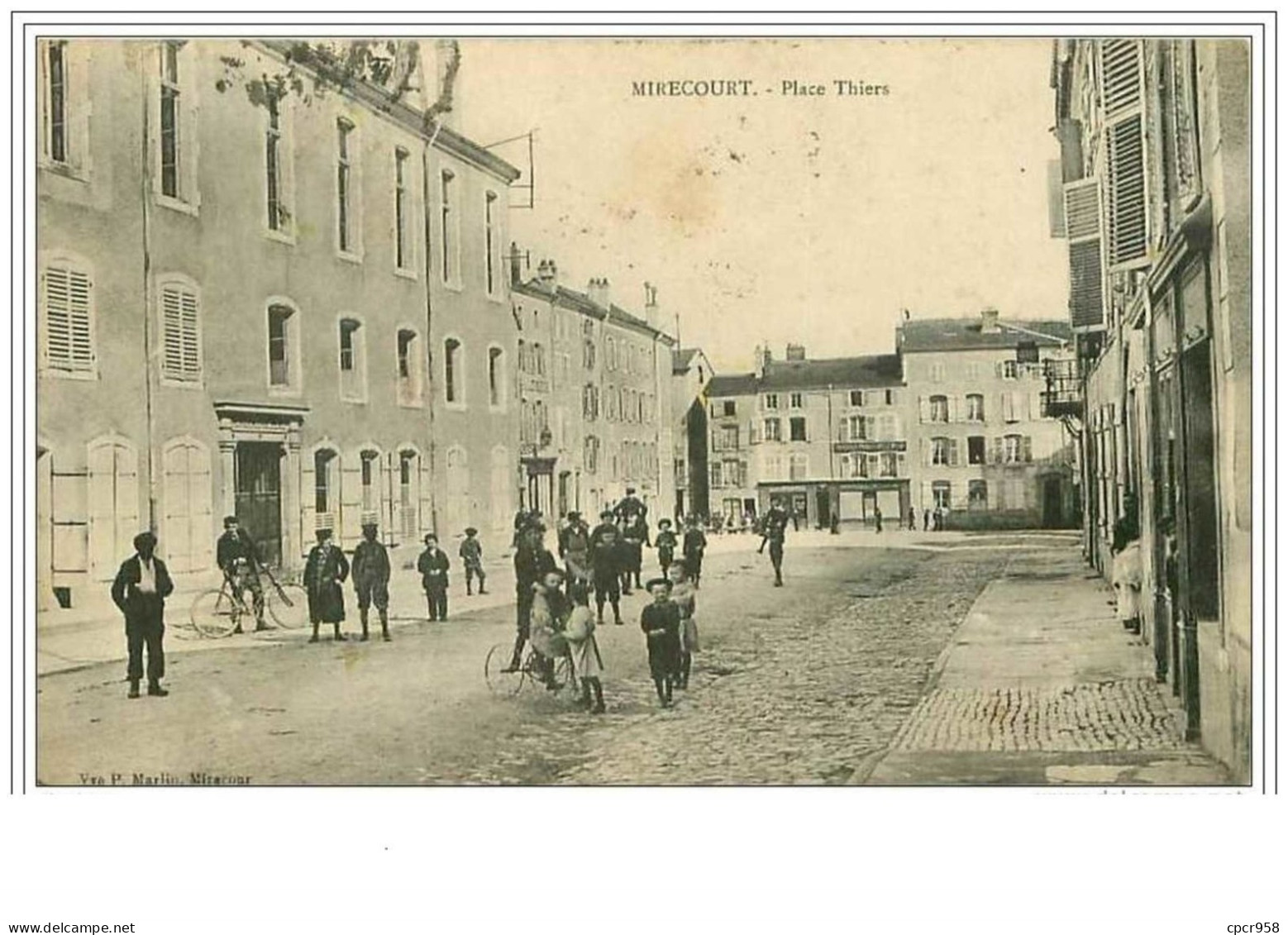 88.MIRECOURT.PLACE THIERS.CORNE - Mirecourt