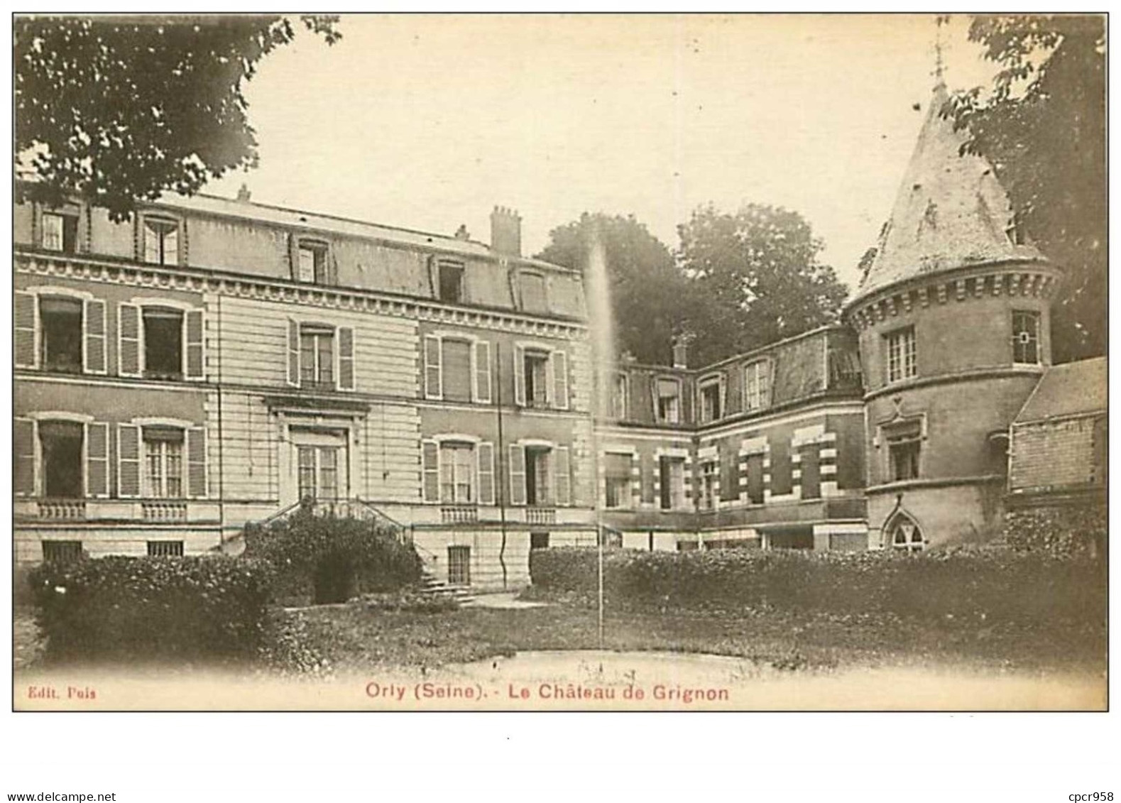 94.ORLY.n°78.LE CHATEAU DE GRIGNON - Orly