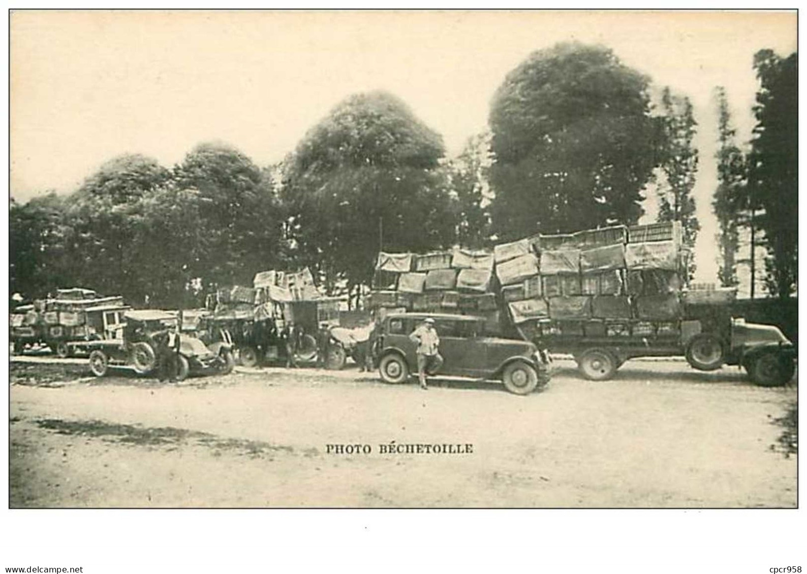 94.MANDRES.n°164.TRANSPORTS ET CAMIONAGES HENRI ARDHUIN.RUE DE BRIE.PHOTO BECHETOILLE - Mandres Les Roses