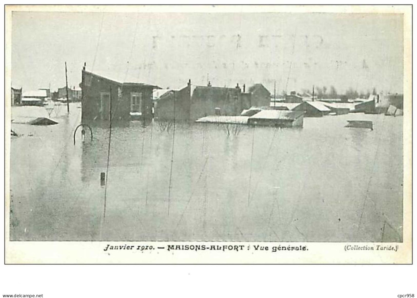 94.MAISONS ALFORT.JANVIER 1910.VUE GENERALE - Maisons Alfort