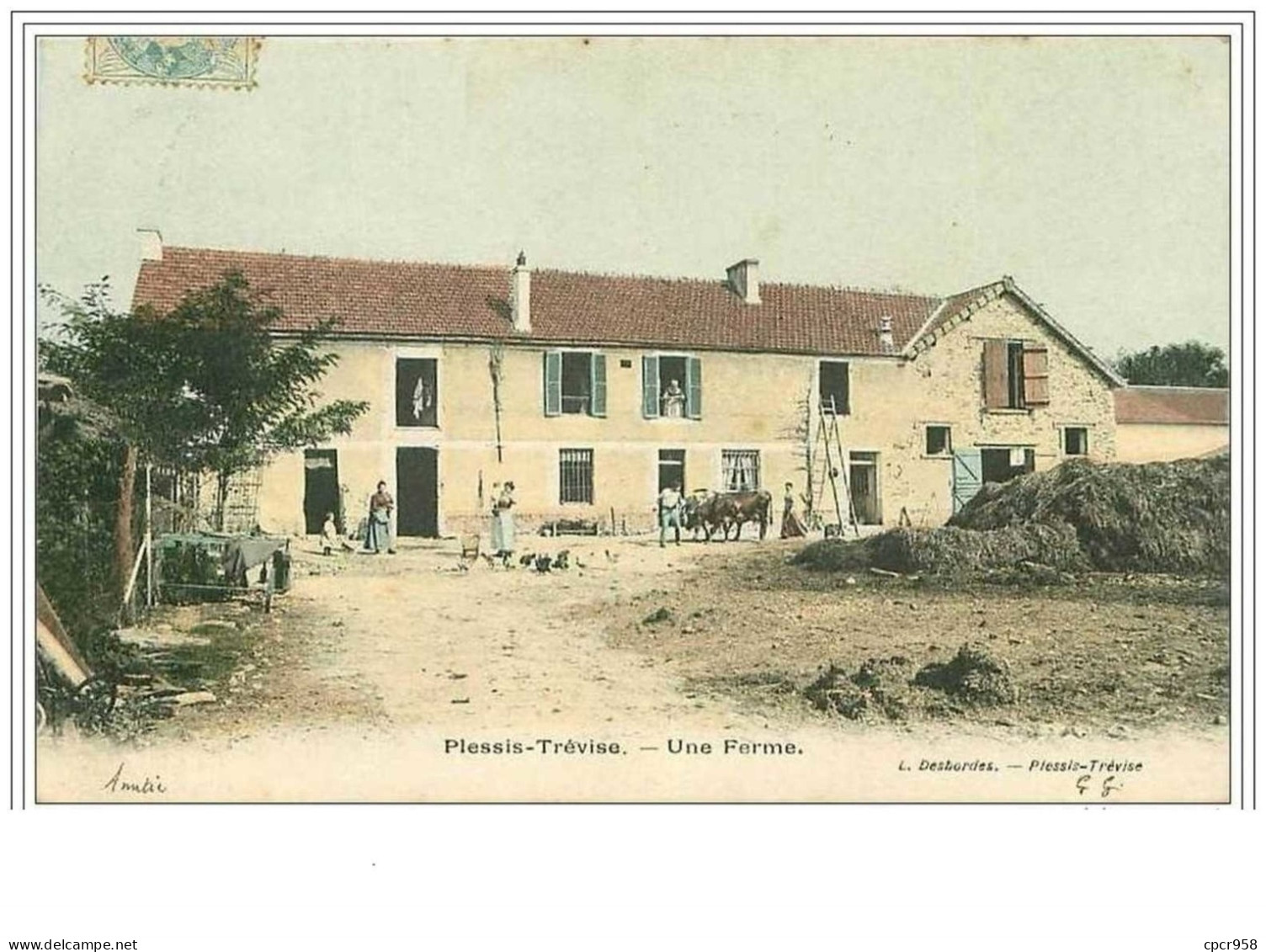 94.LE PLESSIS TREVISSE.UNE FERME - Le Plessis Trevise