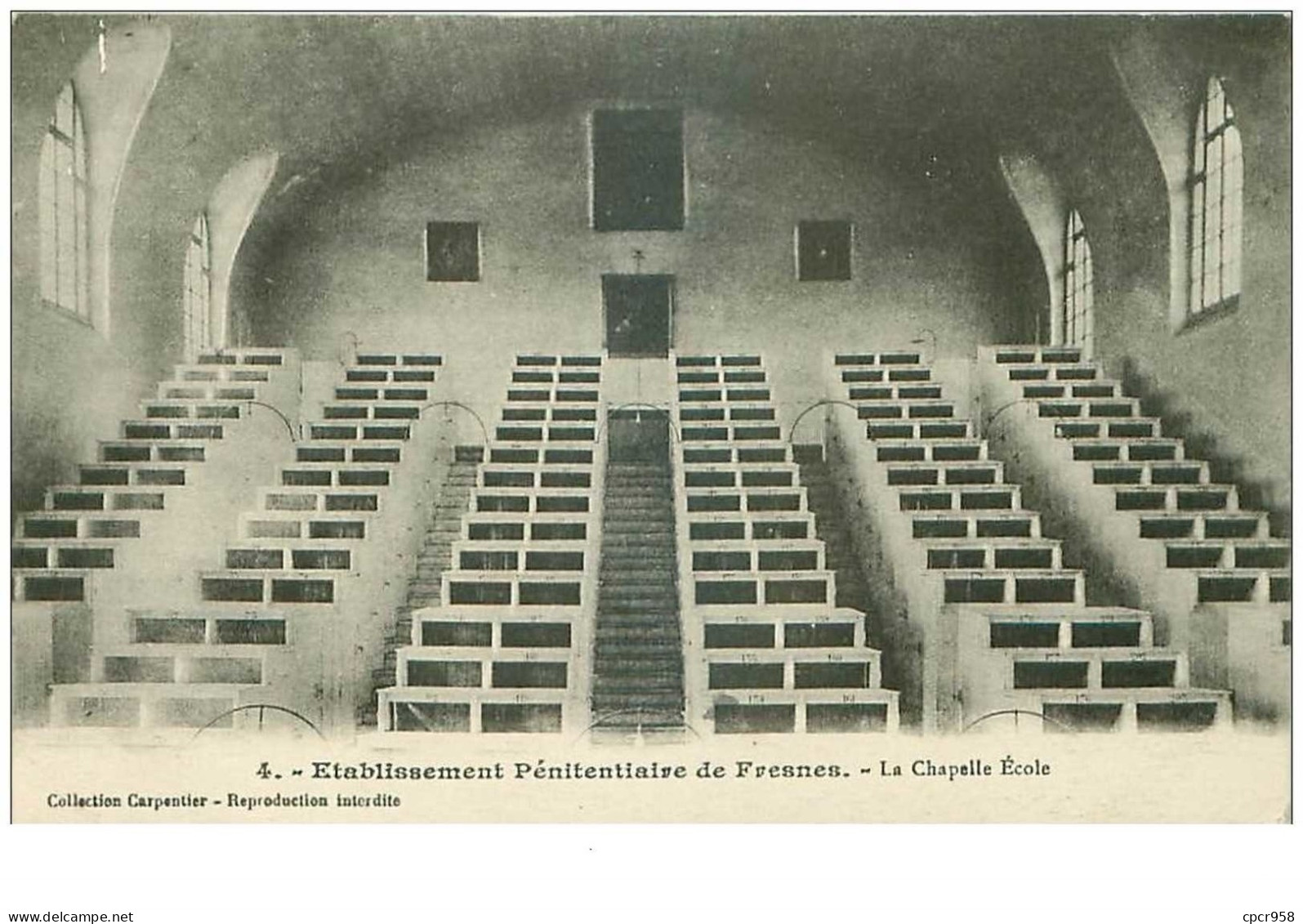 94.FRESNES.n°28975.ETABLISSEMENT PENITENTIAIRE DE FRESNES.LA CHAPELLE ECOLE - Fresnes