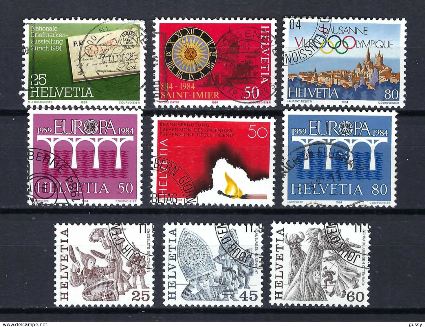 SUISSE 1984: Lot D'oblitérés - Used Stamps