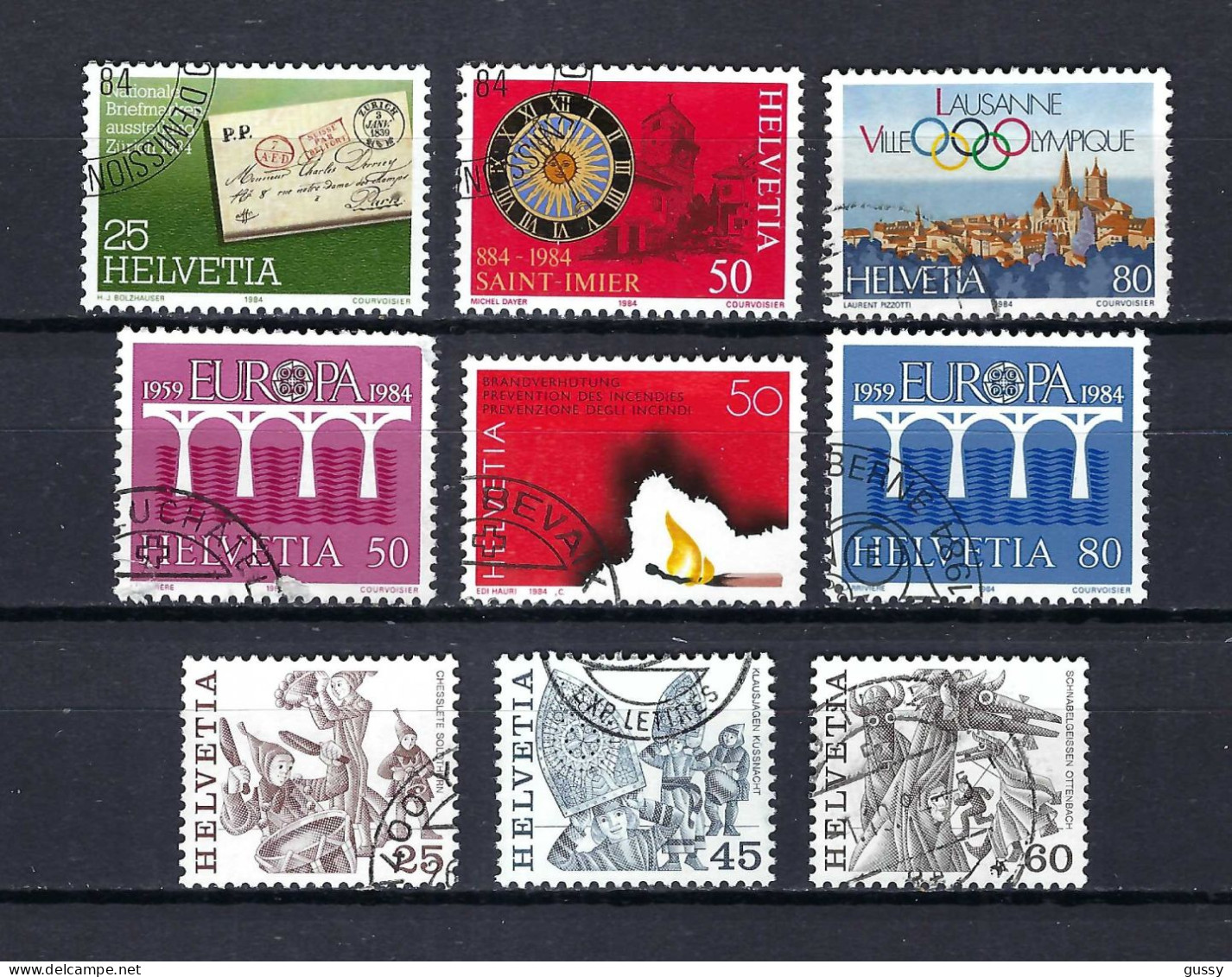 SUISSE 1984: Lot D'oblitérés - Used Stamps
