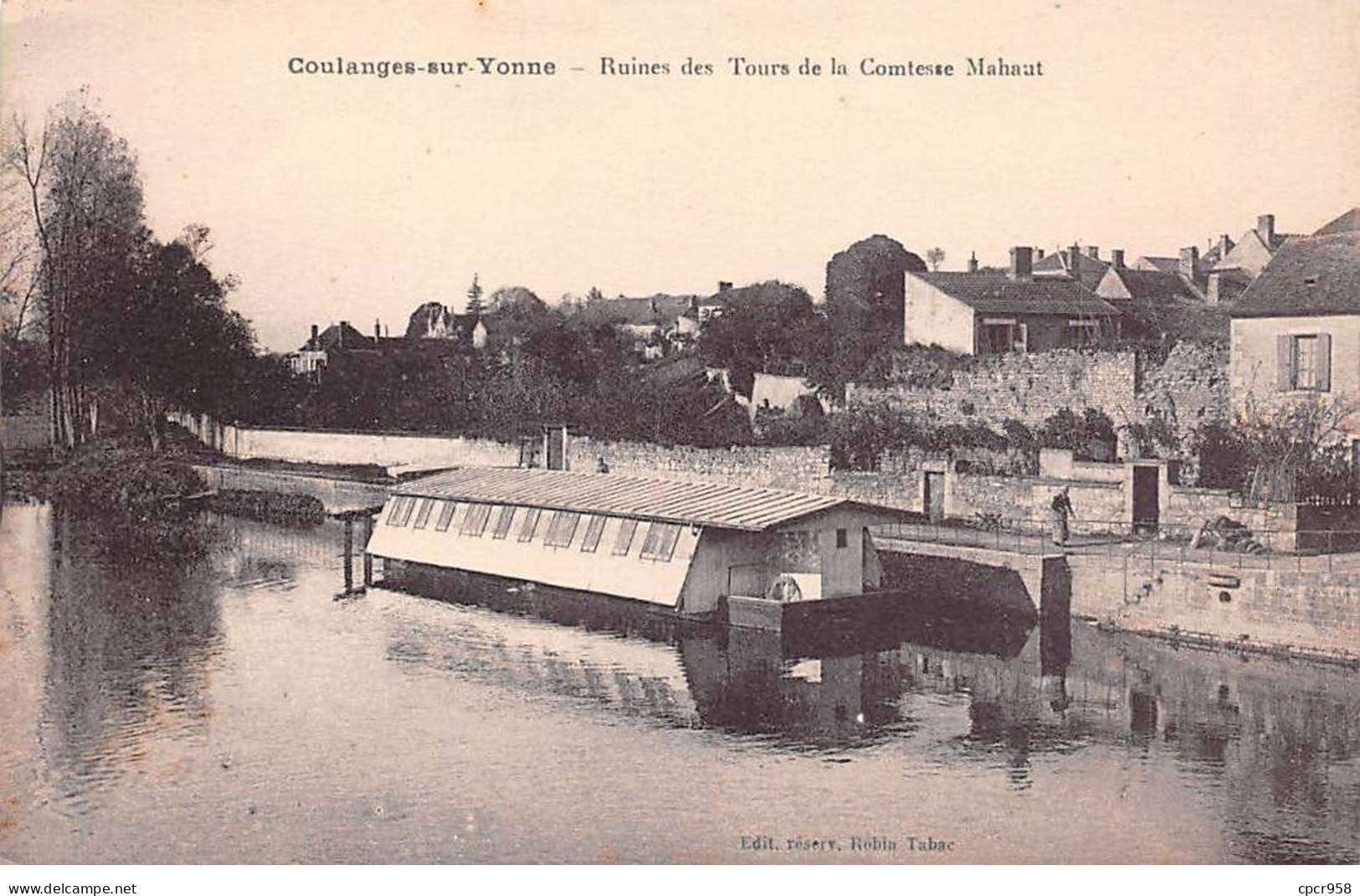 89 - COULANGES SUR YONNE - SAN24973 - Ruines Des Tours De La Comtesse Mahaut - Coulanges Sur Yonne