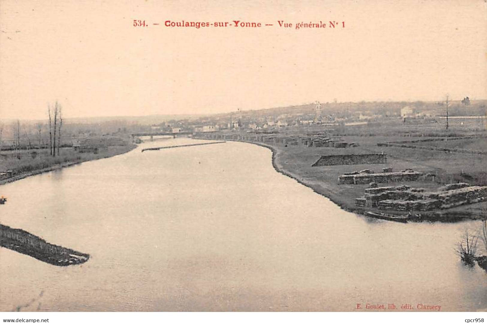 89 - COULANGES SUR YONNE - SAN24974 - Vue Générale N°1 - Coulanges Sur Yonne
