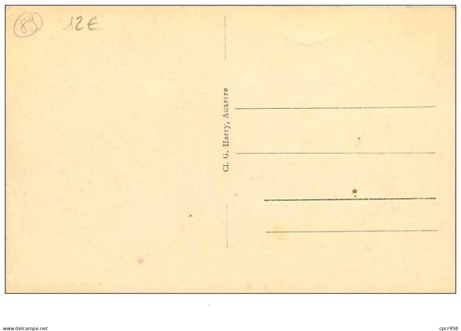 89.APPOIGNY.GRANDE RUE.MANQUES ET TACHES - Appoigny